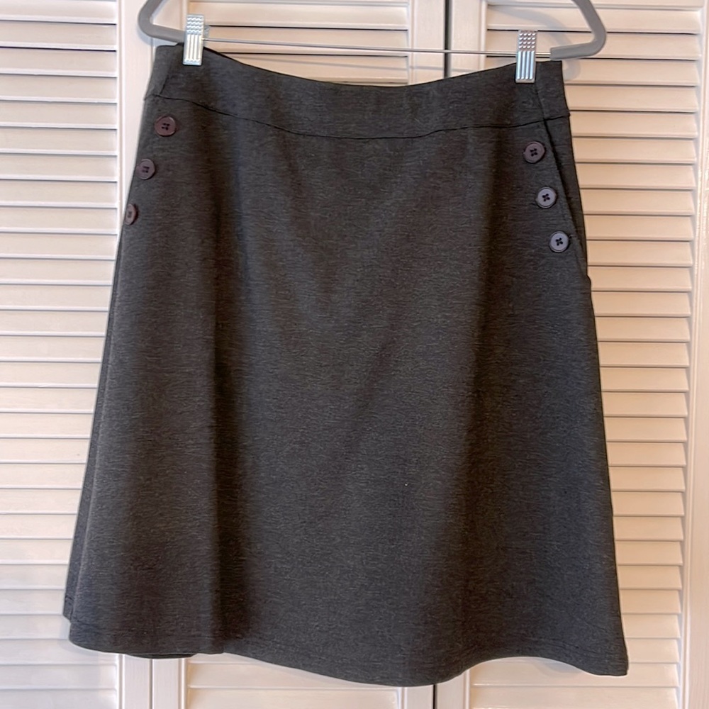 BetaBrand Charcoal Grey Ponte Skort XXL